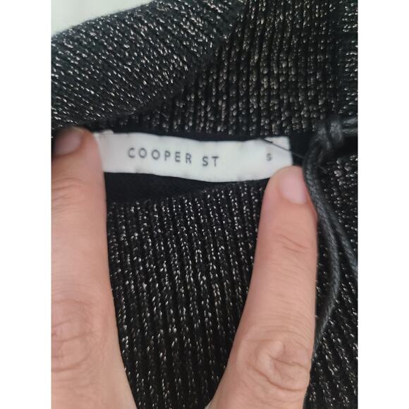 Cooper st small Alice knit dress black metallic new with tags - Picture 7 of 11